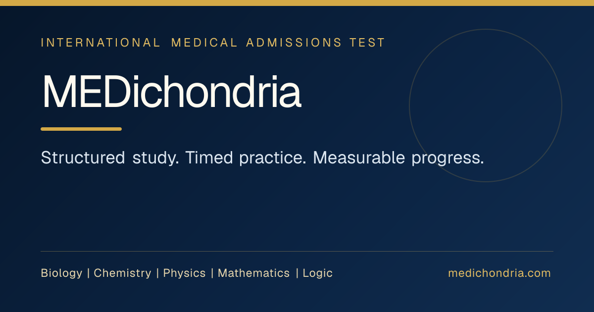 IMAT Biology: Topics, Study Guide & Practice | MEDichondria
